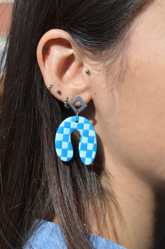 Arco pixel azul